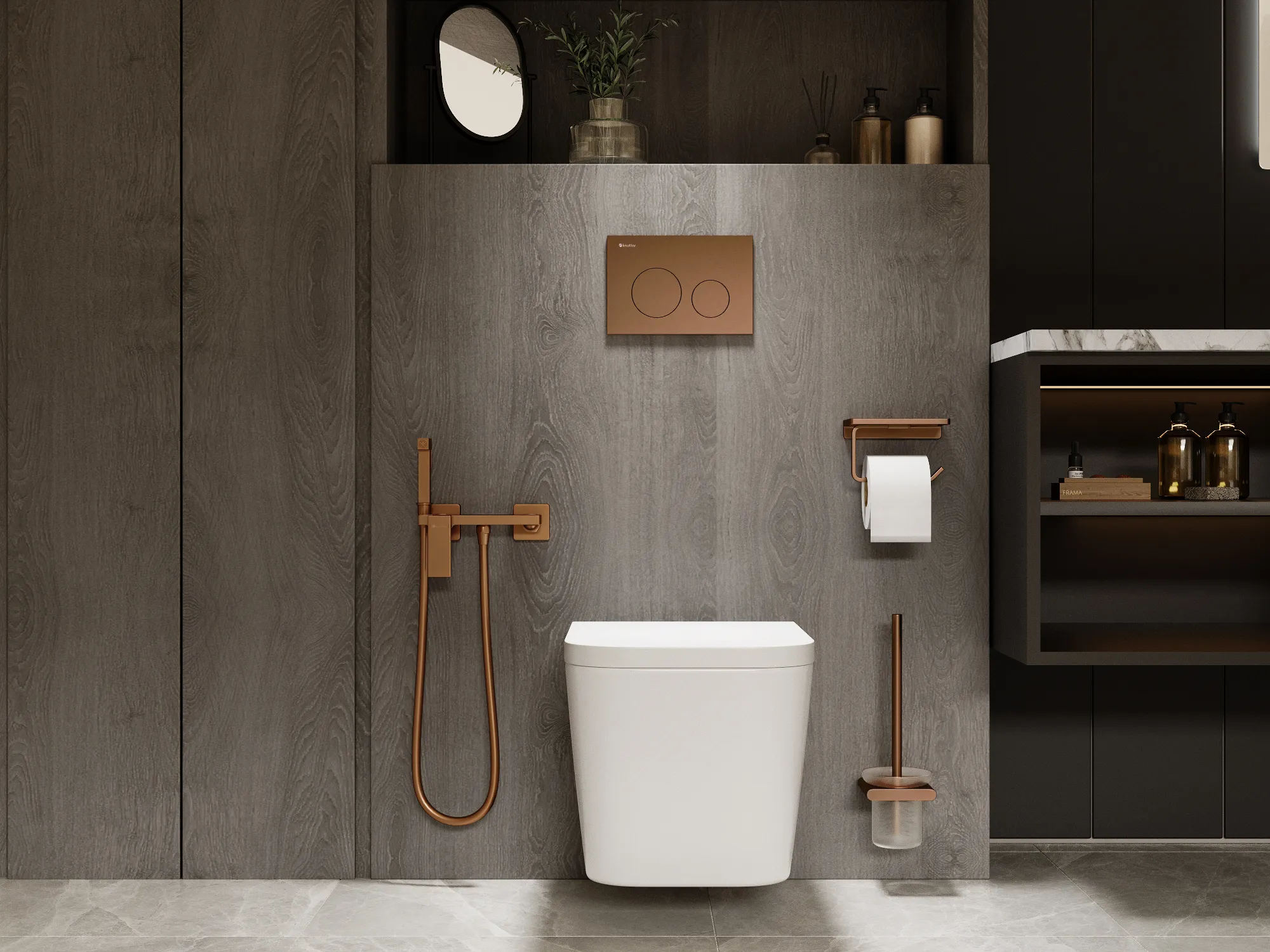 Смеситель с гигиеническим душем FHS02S0RB